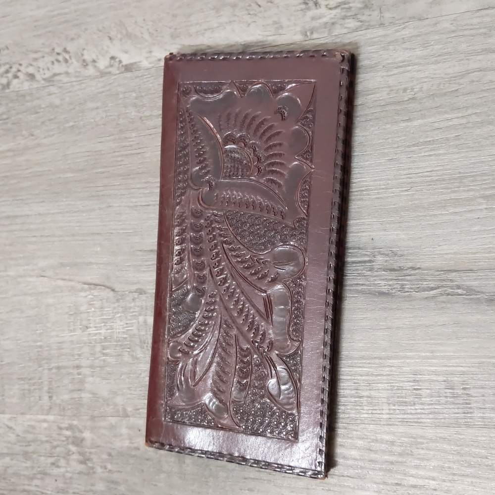 Mexico Tooled Leather Wallet